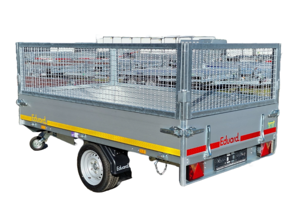 24424443 Anhänger 750 kg offen Eduard Hochlader mit Laubgitteraufsatz mieten