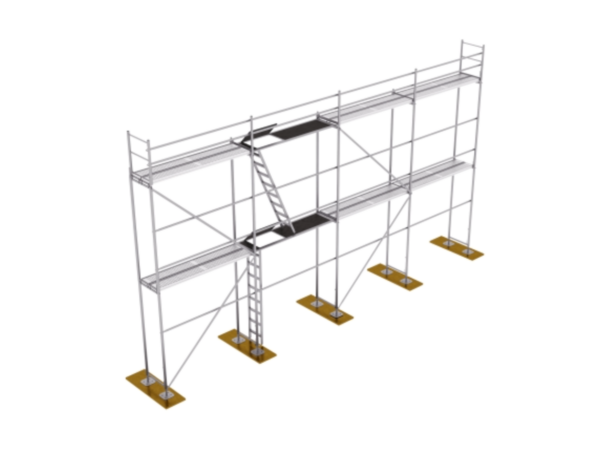 757575 Baugerüst Stahl 110qm – Auf Anfrage mieten